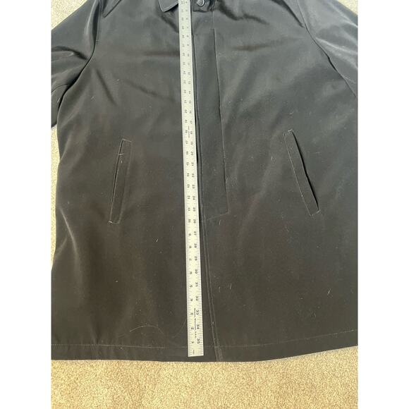 Vintage Ralph Lauren Rain Coat Jacket Mens Extra Large Black Preppy Gorpcore - Picture 6 of 14